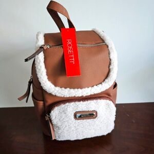 🌹Rosetti Tinley Faux Sherpa Small Backpack
